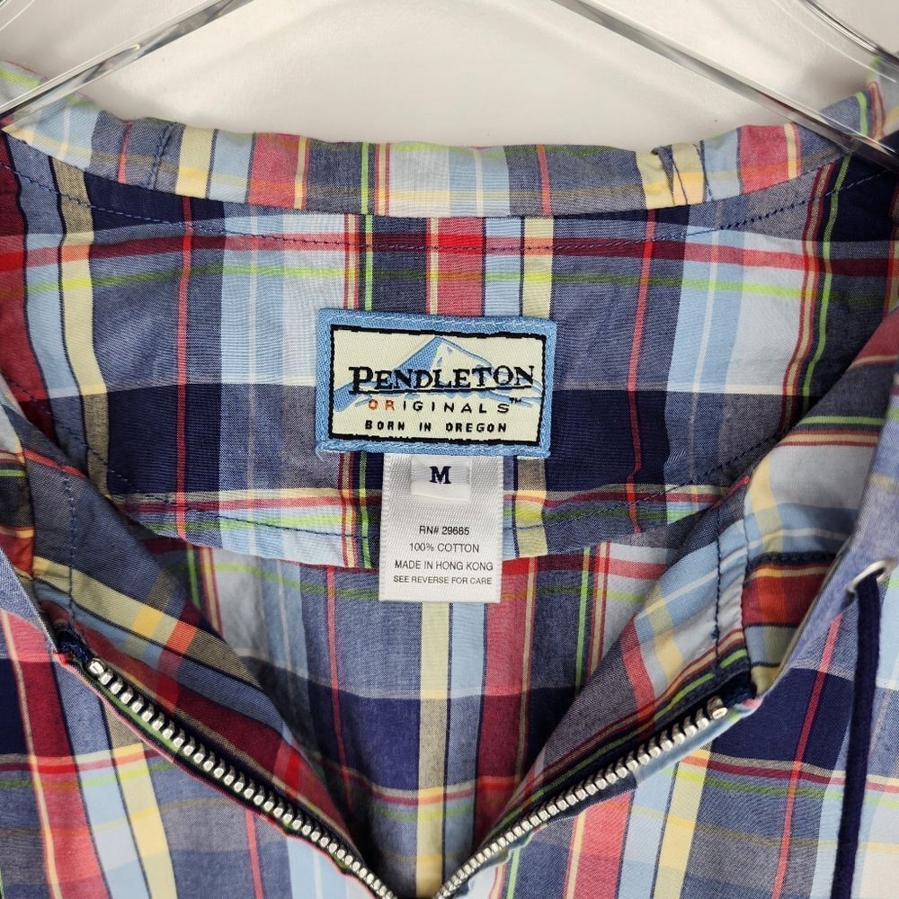 Vintage Pendleton Original Plaid Windbreaker - image 6